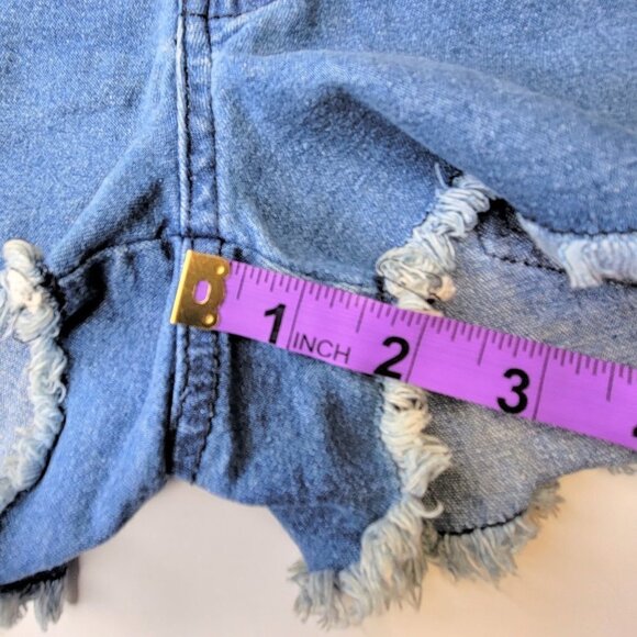 COTTON Stretchy Sexy Denim Shorts Size S or Size M - Picture 4 of 15